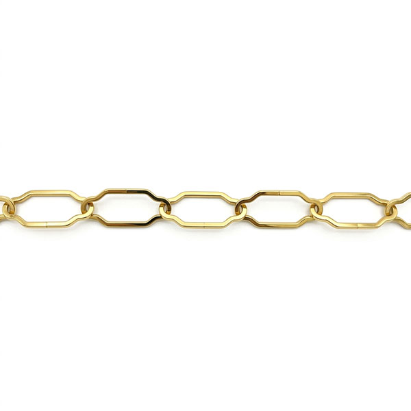 MINUTEX Catena Sagomata Filo Quadro in Acciaio Ottonato MOD. 201 D.MM2,5 - MINUTEX - Immagine 2